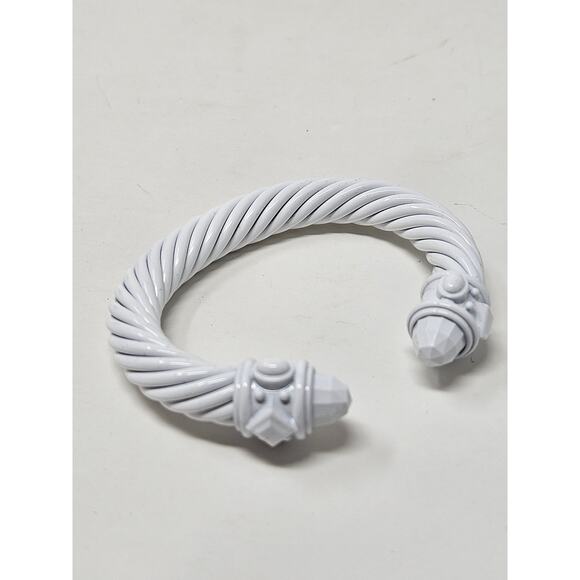 DAVID YURMAN white Aluminum Renaissance Cable Cuff Bracelet - Picture 9 of 14